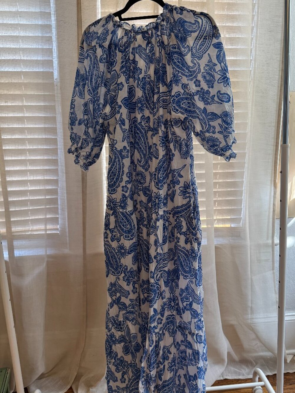 Xirena Lyta Dress in Santorini Blue Paisley | Medium - Picture 7 of 11
